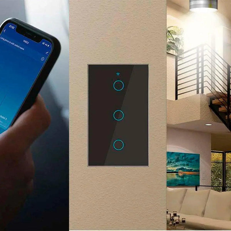 Interruptor Inteligente Wifi  | Ambiente Conectado e Moderno | Controle na Palma da sua Mão