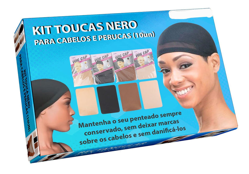 Kit Nero Hair | Touca para Cabelos e Perucas | Conserve seus Penteados Maravilhosos